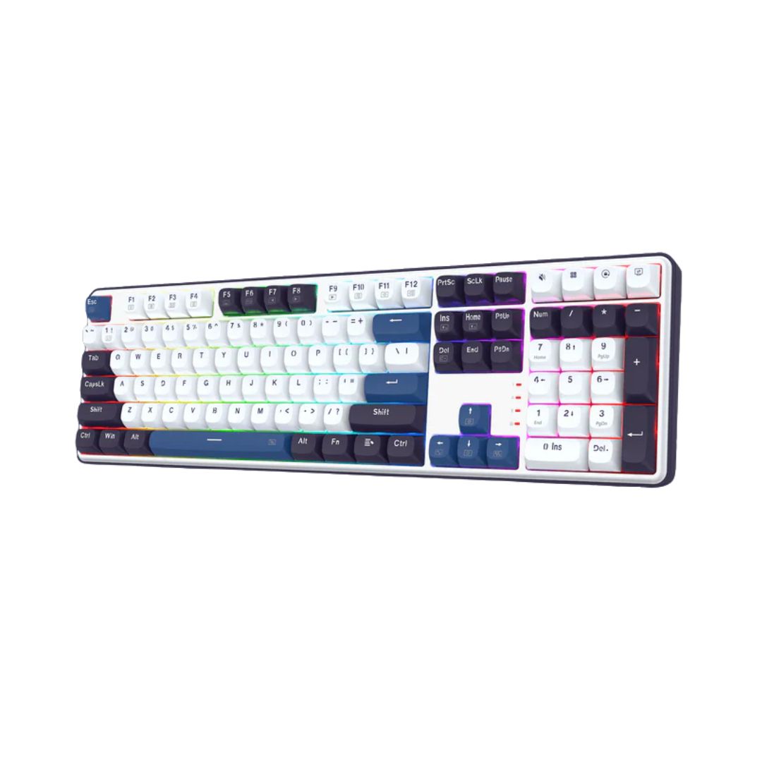 لوحة مفاتيح ميكانيكية Redragon Wyvern K689WBB - باندا