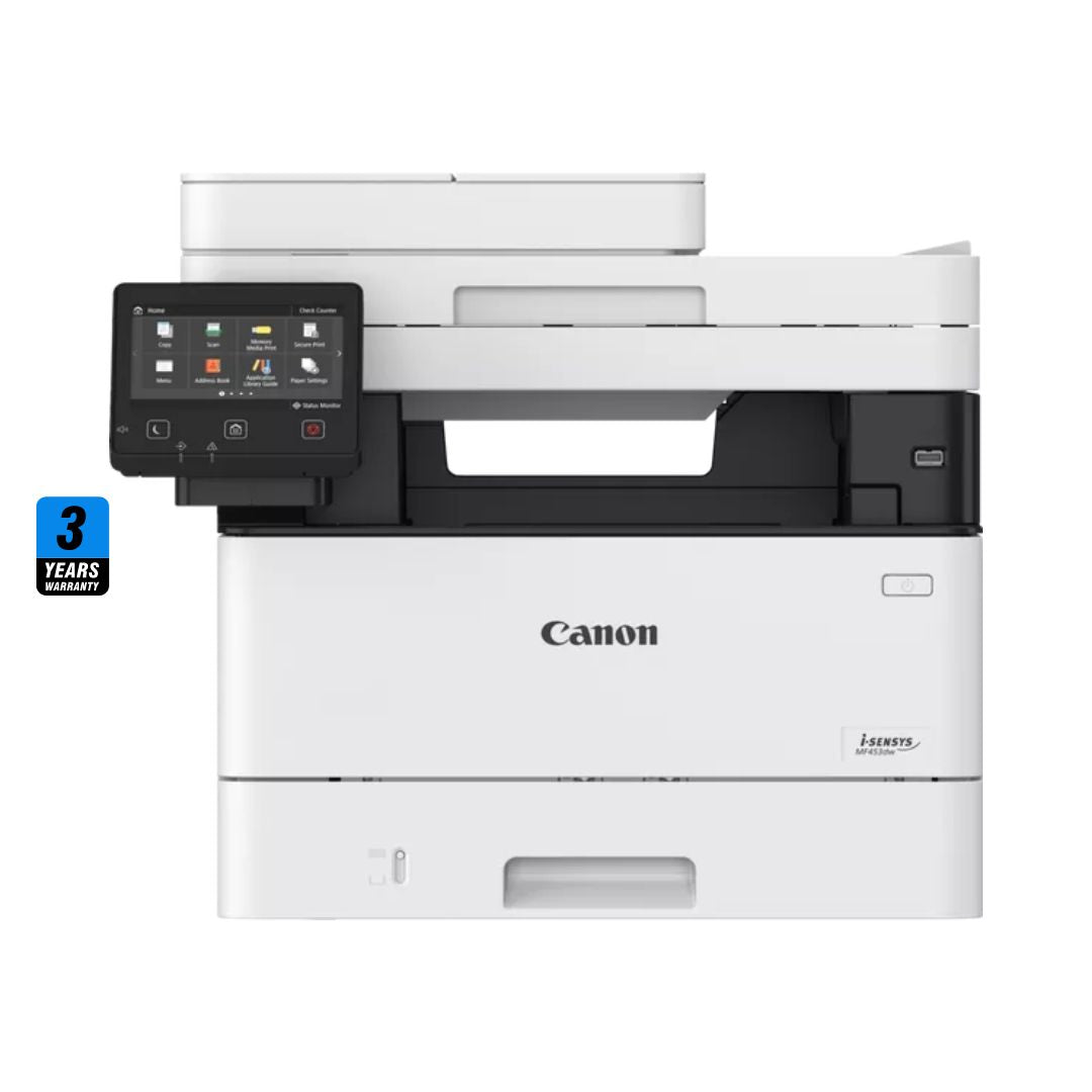 Canon i-SENSYS MF453DW Wi-Fi,  All-in-1 Laser Printer Black & White, (Print, Copy, Scan)