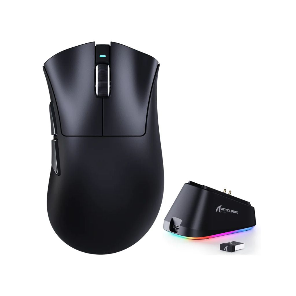 Attack Shark V3 Pro Wireless Gaming Mouse - Black