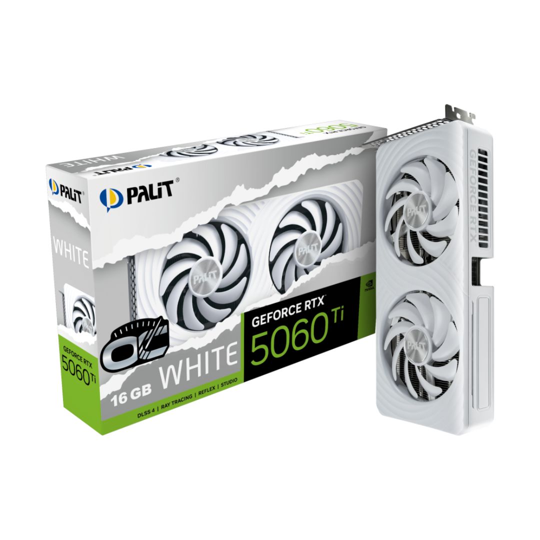 Palit GeForce RTX™ 5060 Ti Dual White OC - 16GB