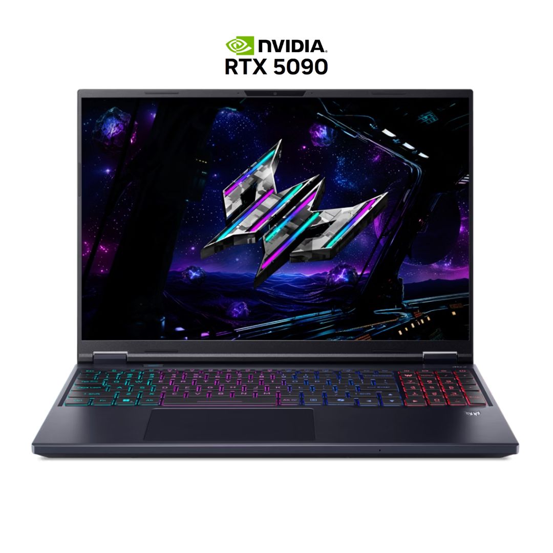 Acer Predator Helios 16 AI PH16-73-92V4, Intel Ultra 9-275HX, RAM 16GB, SSD 1TB, NVIDIA RTX 5090 24GB, 16.0 Inch WQXGA OLED 240Hz, Black