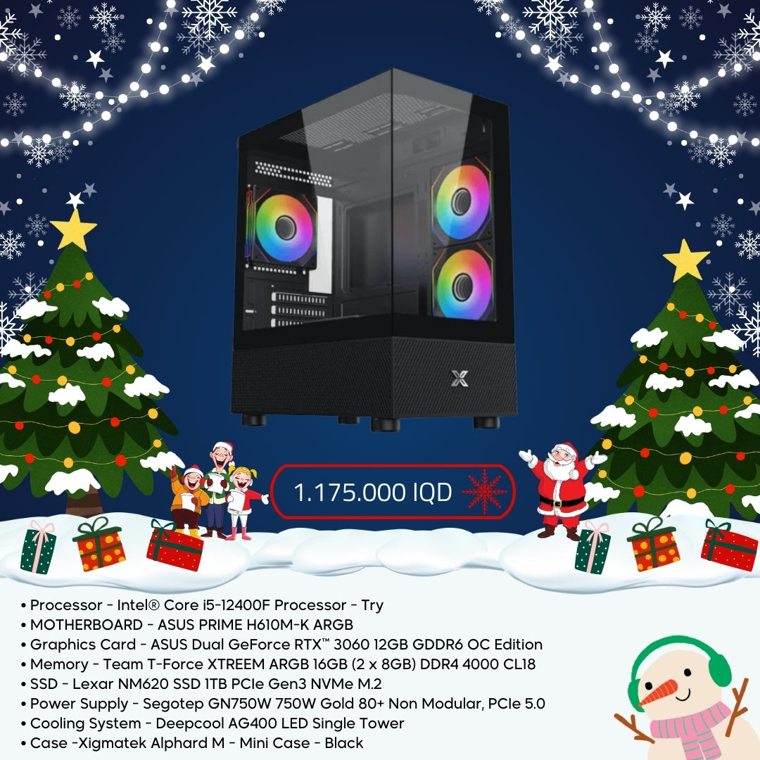 Pc Build intel i5 12400F, RTX 3060 12GB