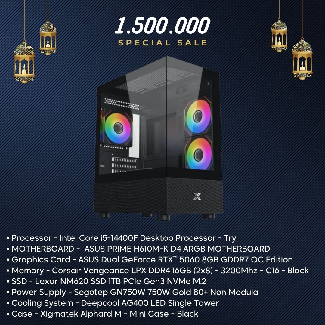 PC Build | Intel i5‑14400F RTX 5060 8GB in Iraq