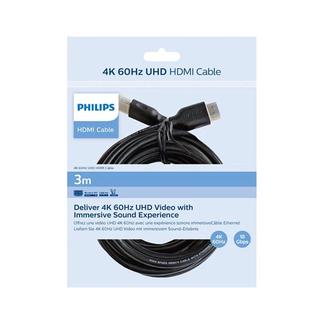 Philips SWV5531 2.0 HDMI Cable 3M 8K@60Hz