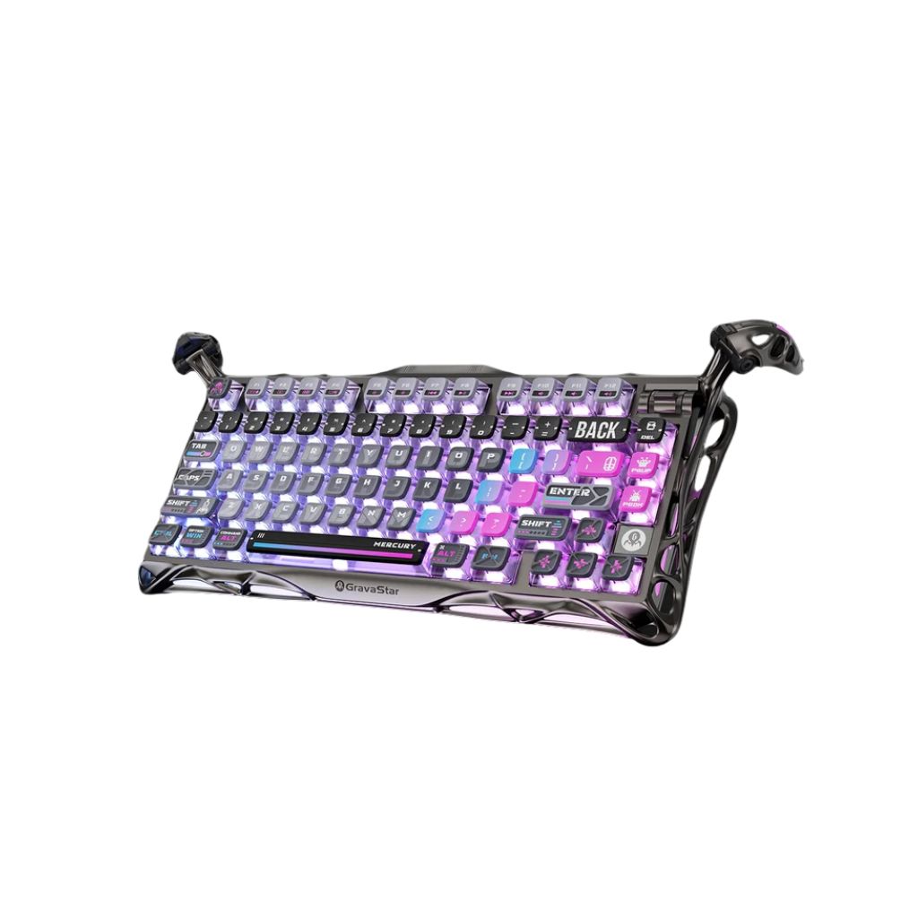 Gravastar Mercury K1 Pro Wireless - Black Gaming Keyboard