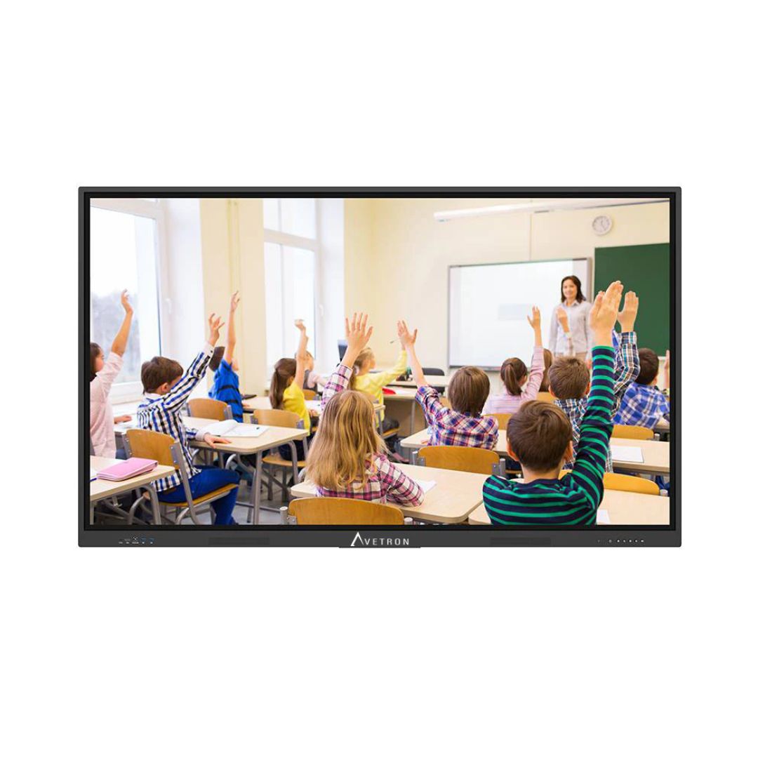 Avetron Notion Series 75-Inch 4K UHD Smart Interactive Whiteboard, Android 13.0