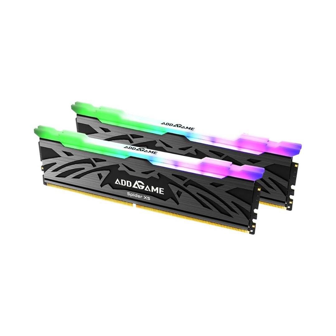 Addlink Spider 5X DDR5 RAM 32GB (2x16GB) Black RGB 6000 MHz CL38