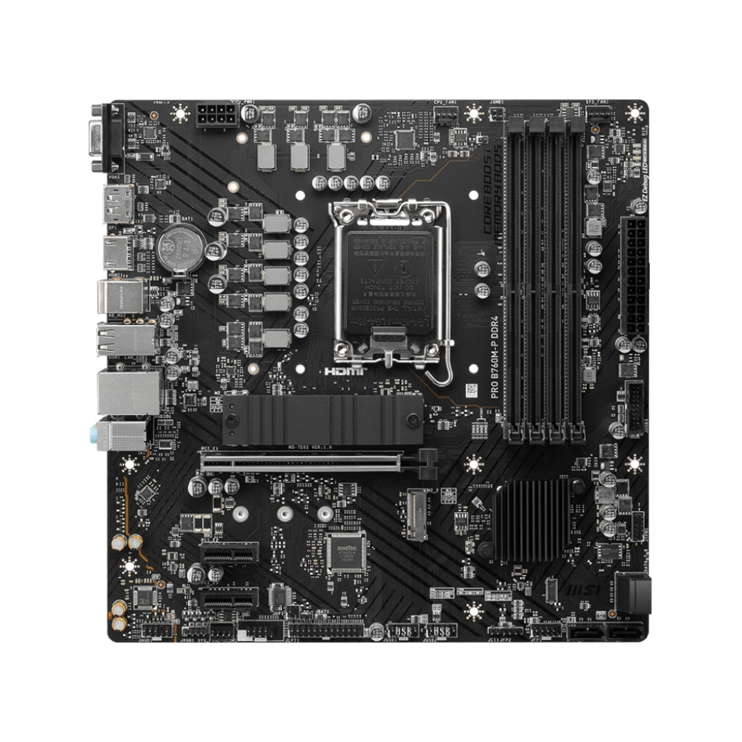 MSI PRO B760M-P DDR4 - شركة القيم العالمية للحاسبات