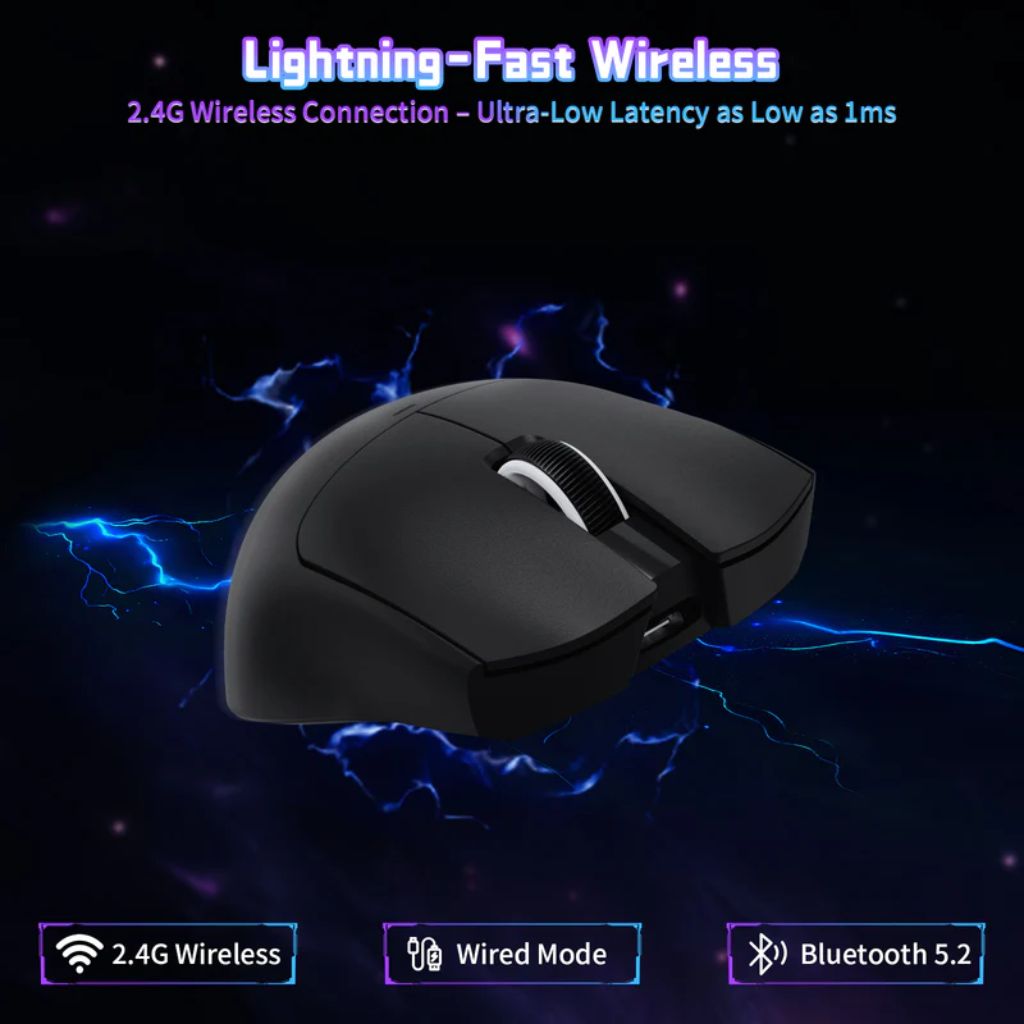 ATTACK SHARK X11 SE Wireless Gaming Mouse - Black