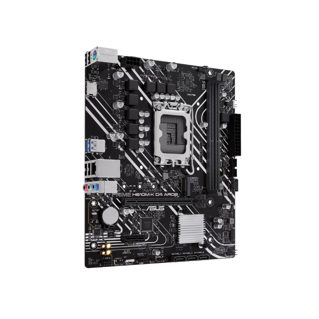 ASUS PRIME H610M-K D4 ARGB Motherboard