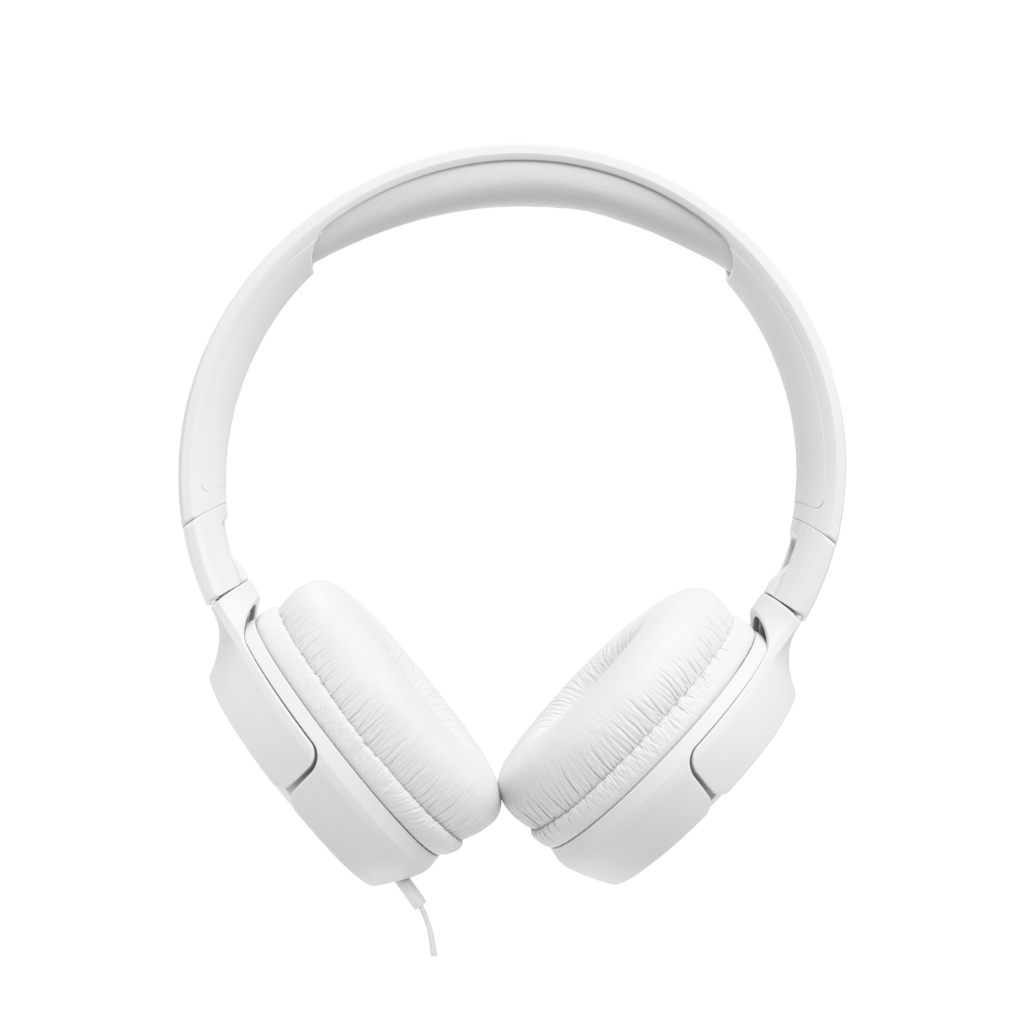 JBL Tune 520C USB-C Hi-Res Wired On-ear headphones - White