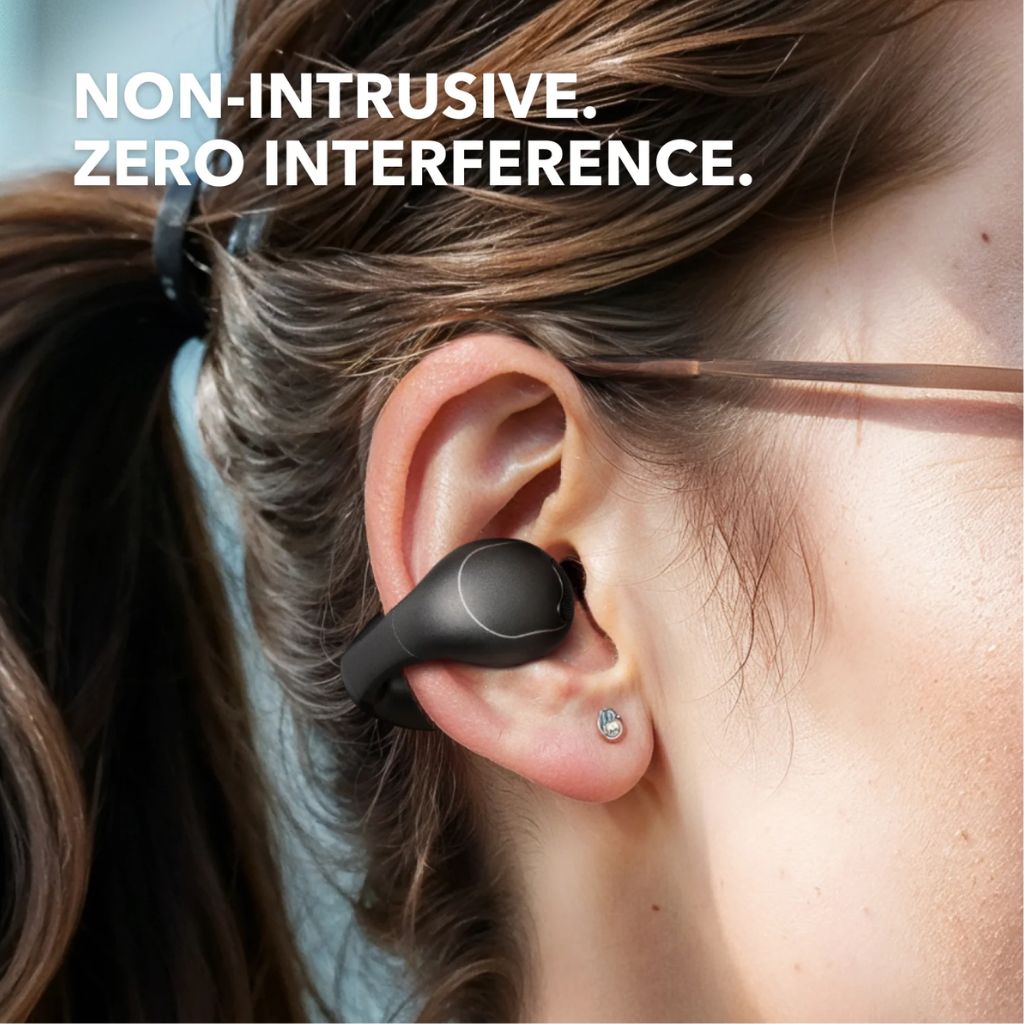 Anker soundcore C40i Clip-On Earbuds- Dark Gray