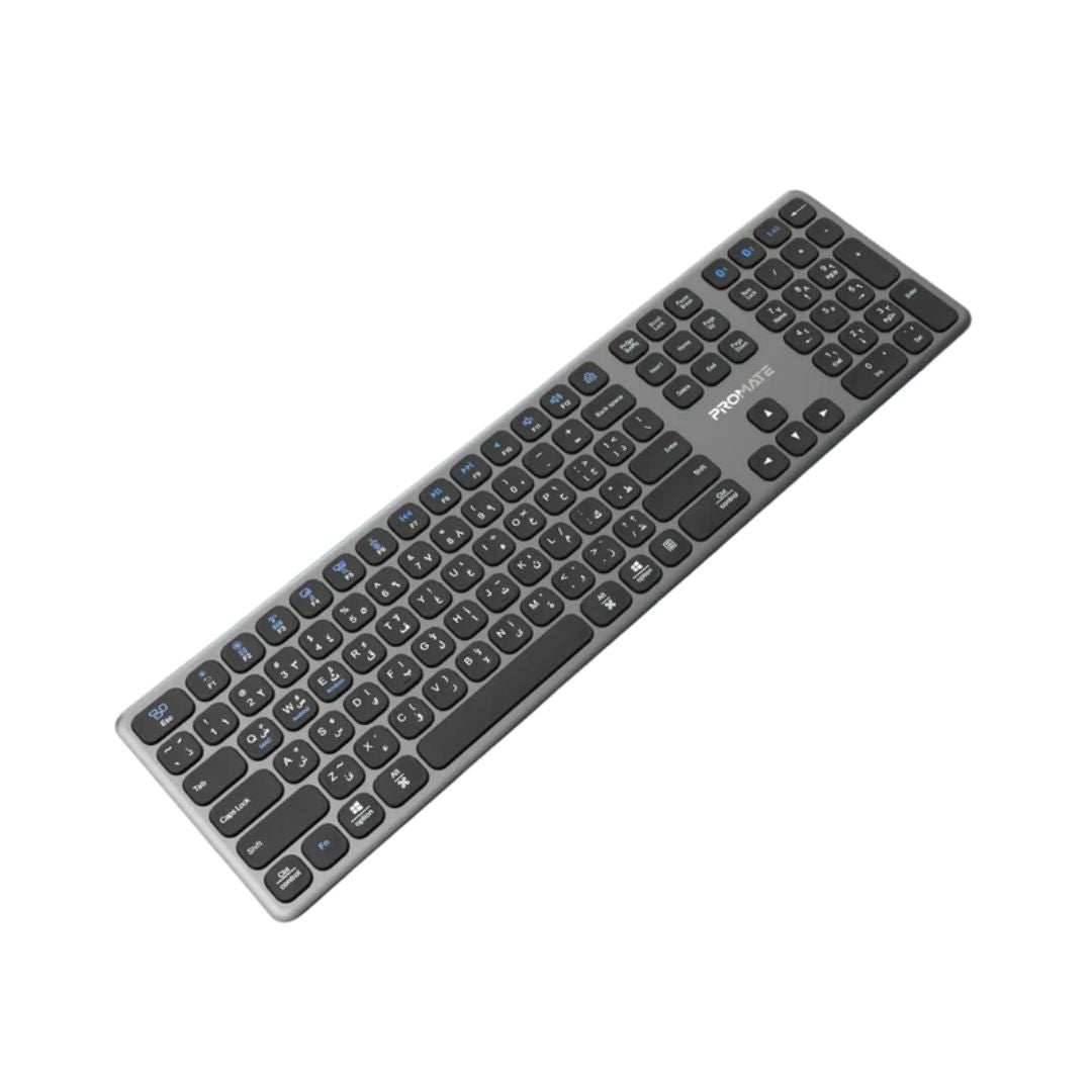 Promate ProKeys-X2 Tri-Mode Office Wireless Keyboard