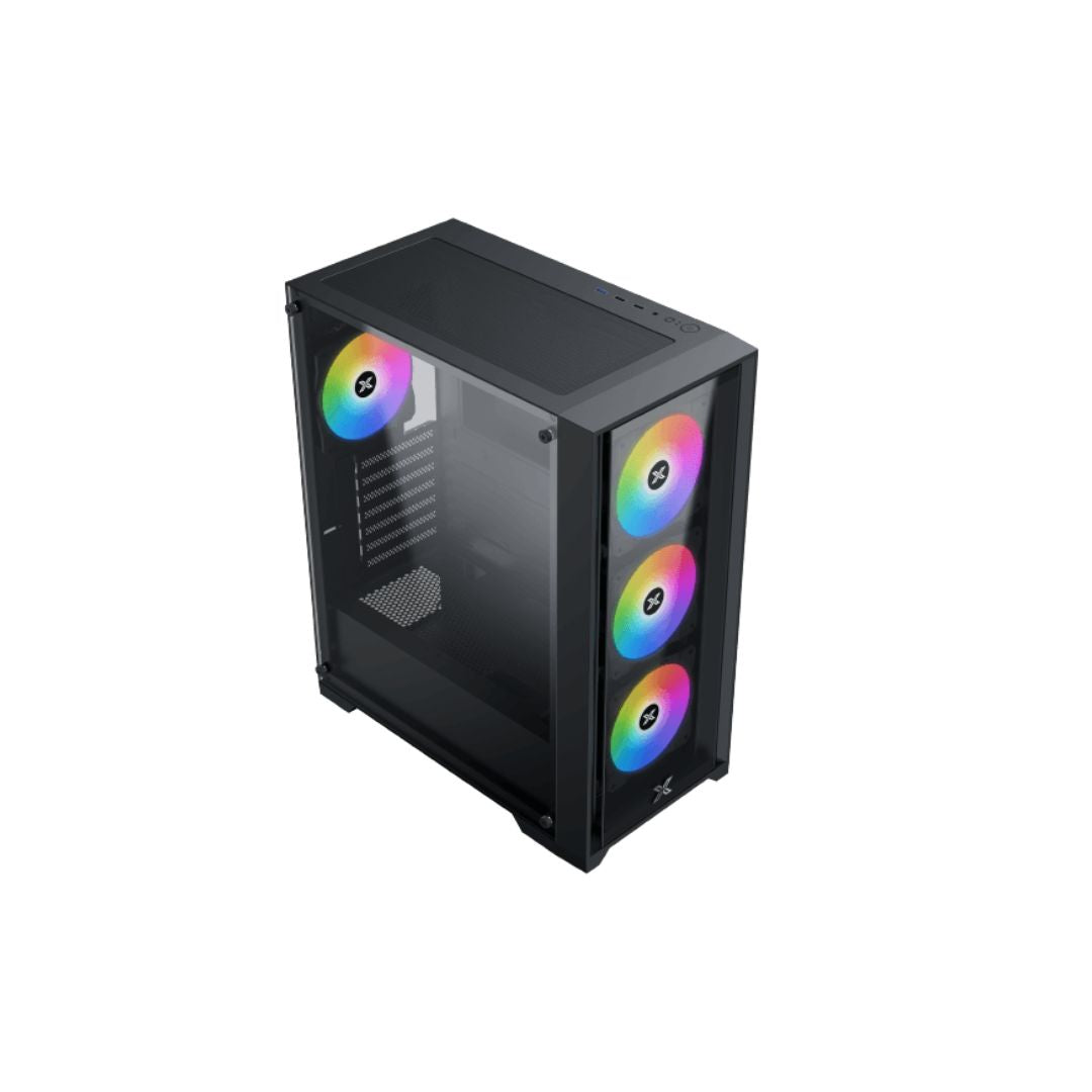 Xigmatek Quantum 4 Fan RGB Mid Tower - Black