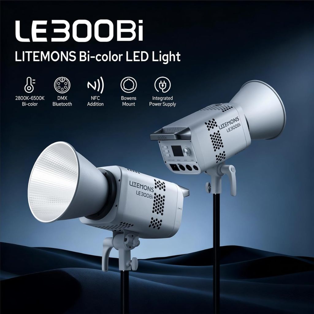 Godox LE300Bi Litemons Bi-Color LED Video Light – White