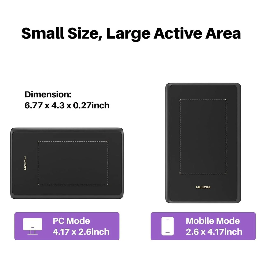 Huion Inspiroy H420X Drawing Tablet (106 x 66mm)