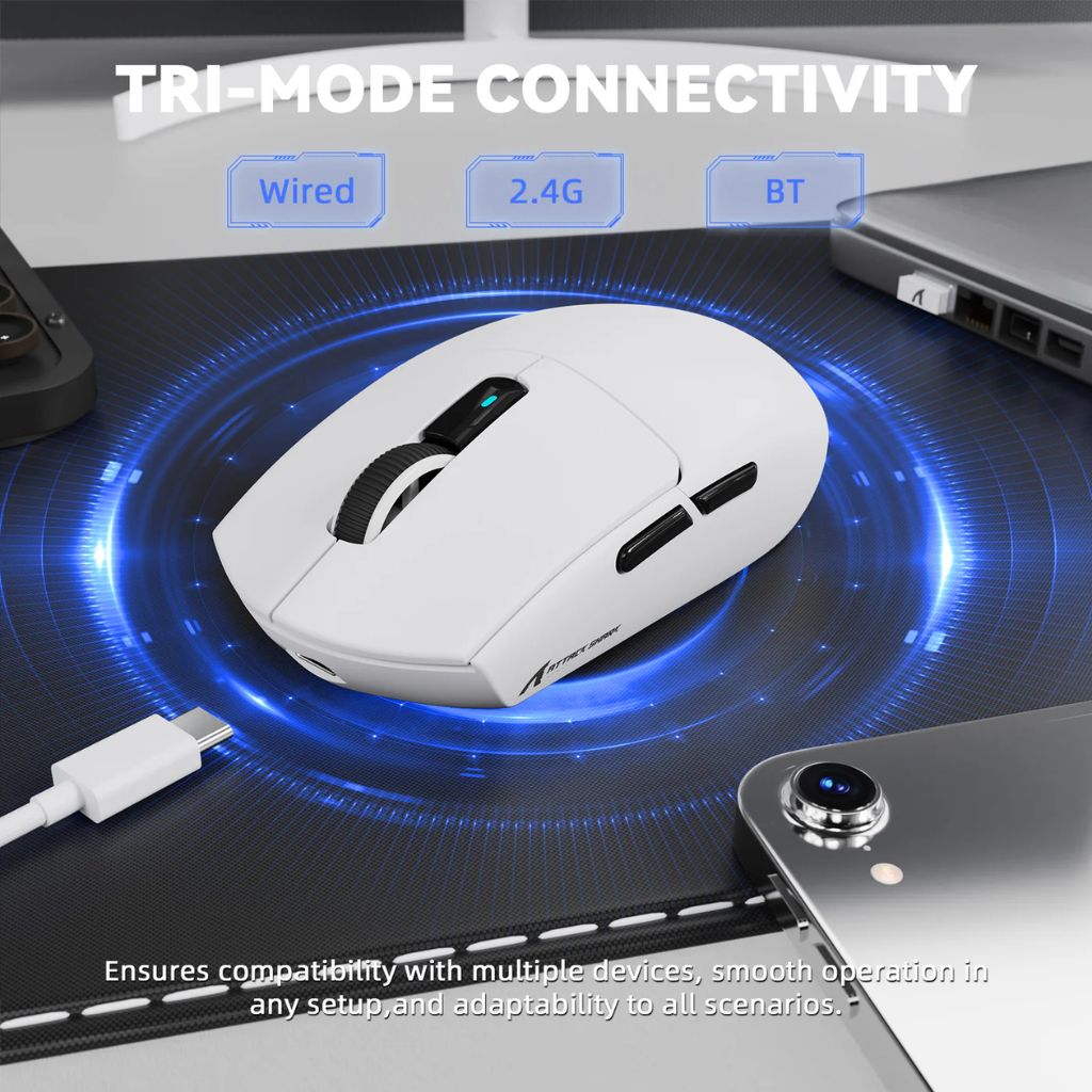 Attack Shark G3 Pro Wireless - White