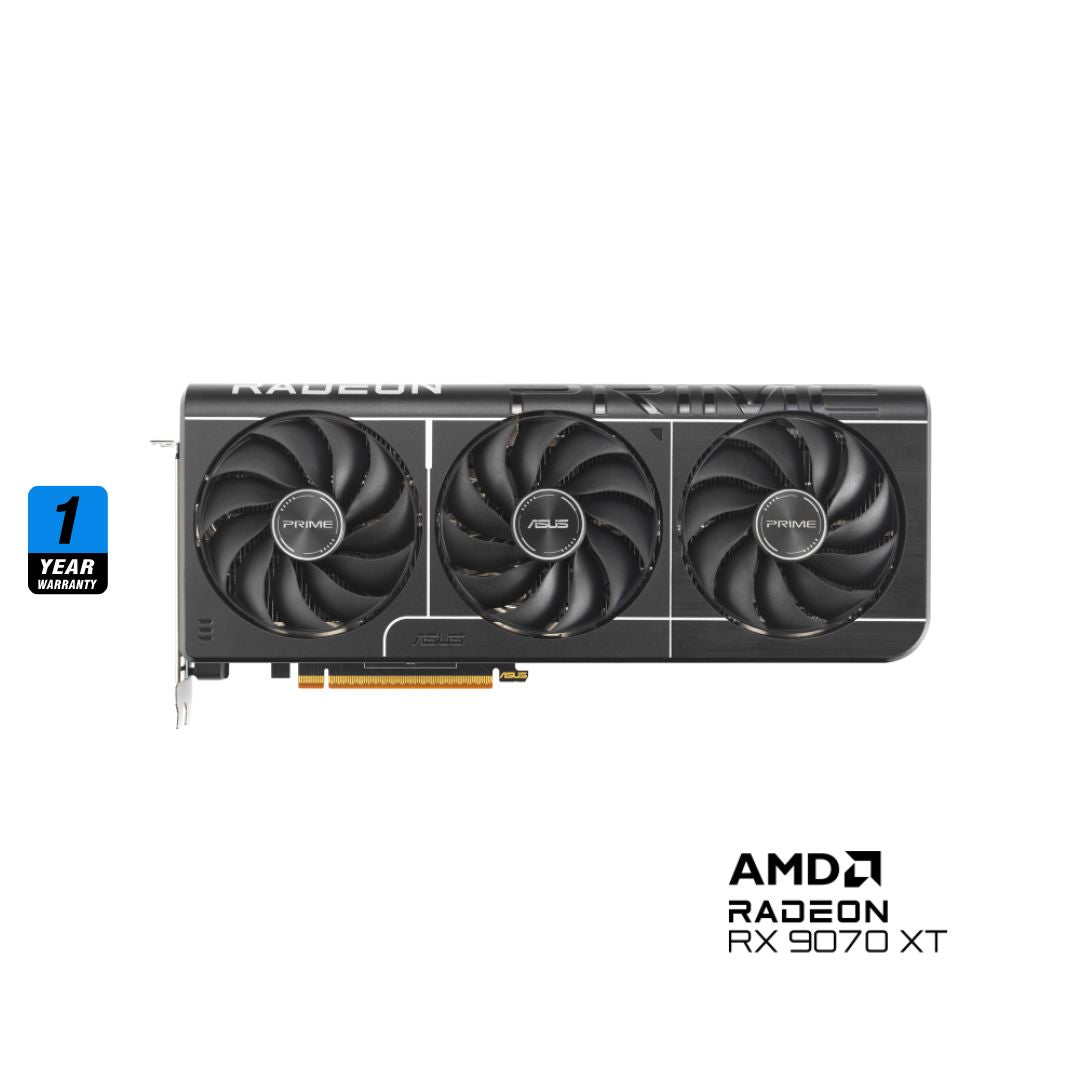 ASUS Prime RX 9070 XT OC 16GB GDDR6 | Powerful AMD GPU in Iraq