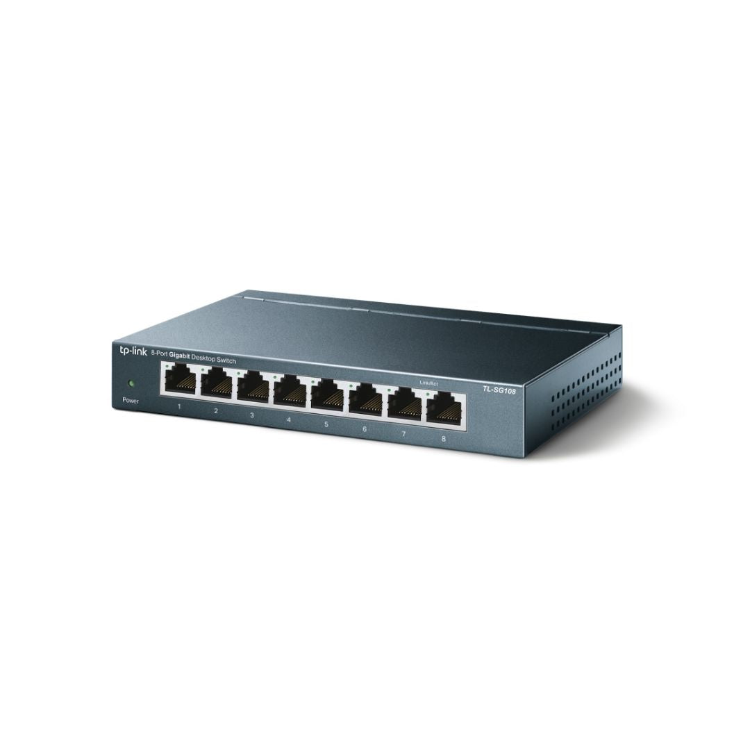 TP-Link TL-SG108 V9، مفتاح سطح المكتب، 8 منافذ