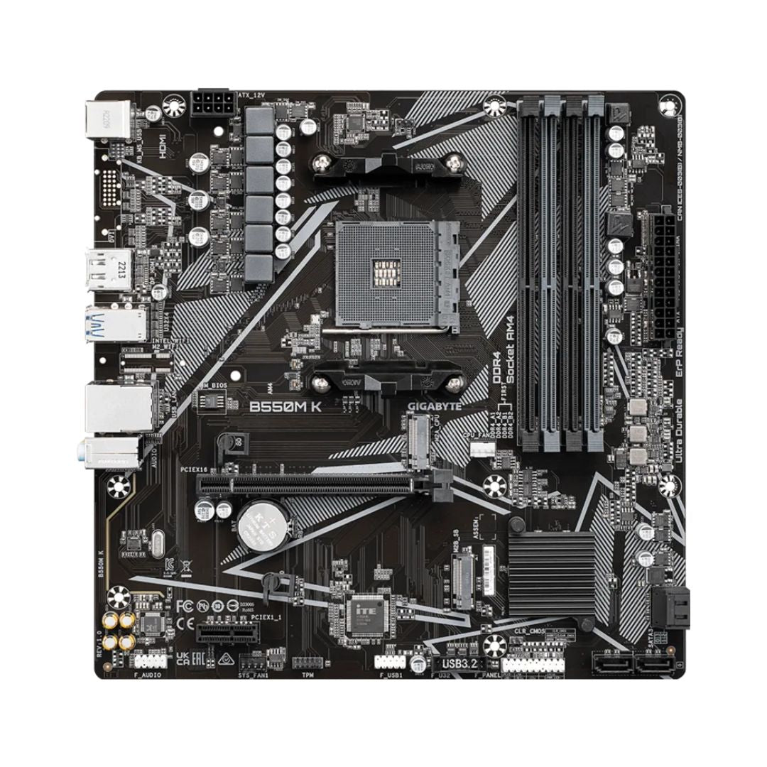 Gigabyte B550 M-K UD D4, Motherboard
