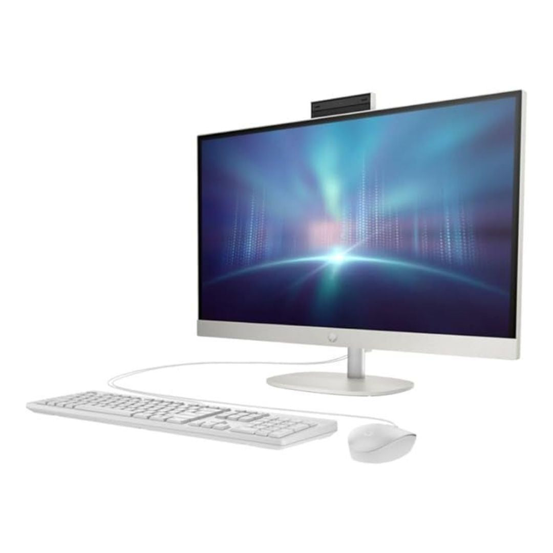 All in One HP 24-CR0060NE, Intel Core i5 1335U, RAM 16GB, SSD 512GB, Intel Iris Xe, 24 FHD IPS Touch, Shell white