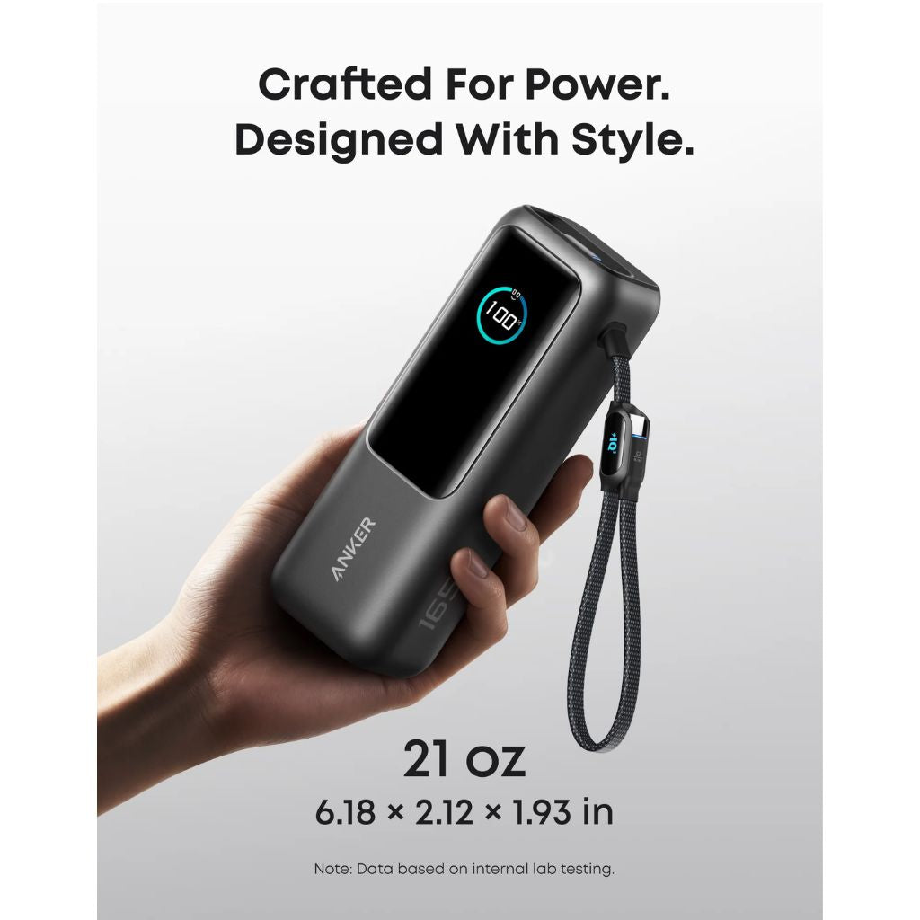 Anker Laptop Power Bank 25000mAh 165W Black | USB-C PD in Iraq