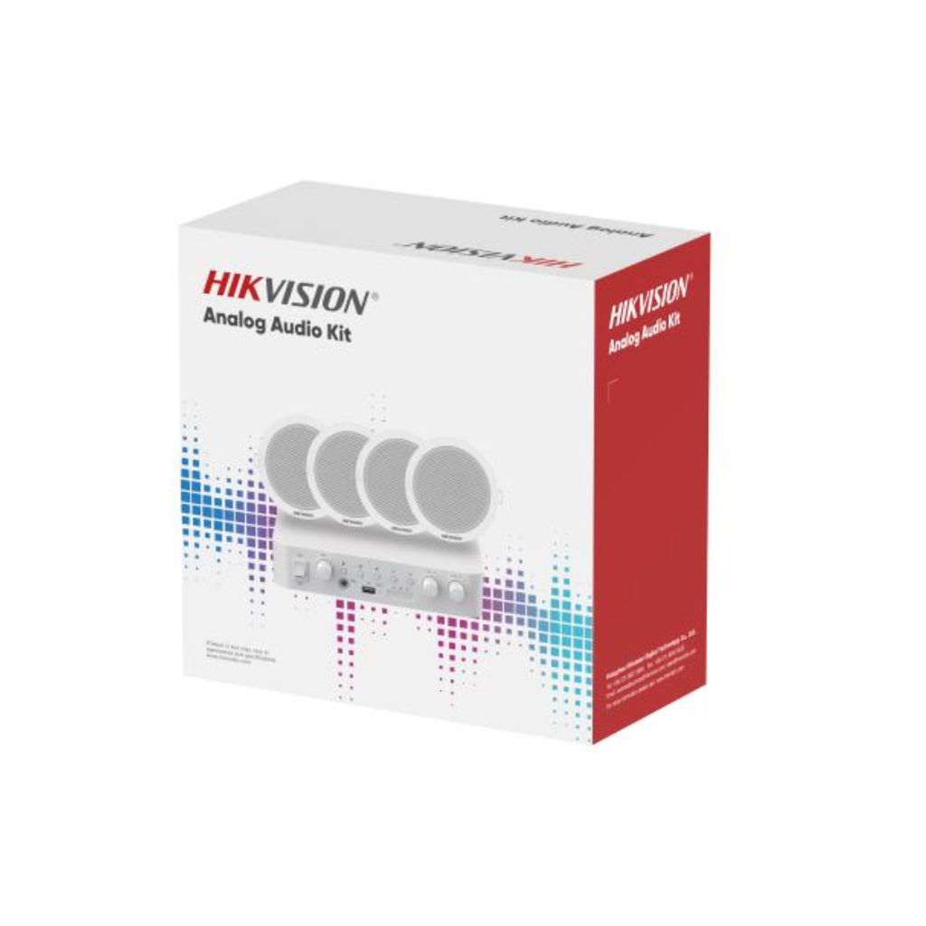Hikvision DS-QAE0KA60206-4 Analog Audio Kit Ceiling Speakers