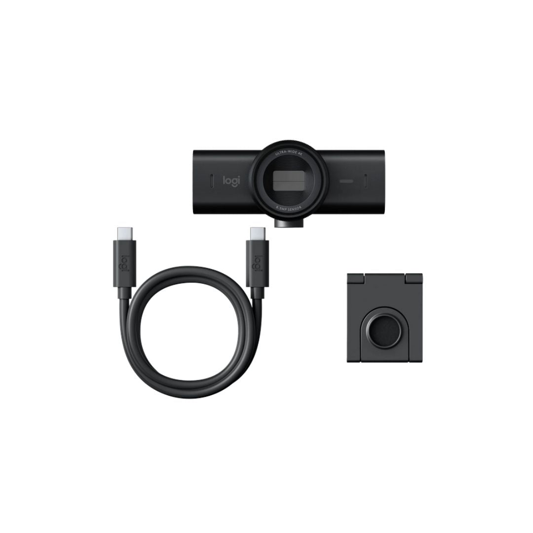 كاميرا ويب Logitech MX Brio 4K - أسود