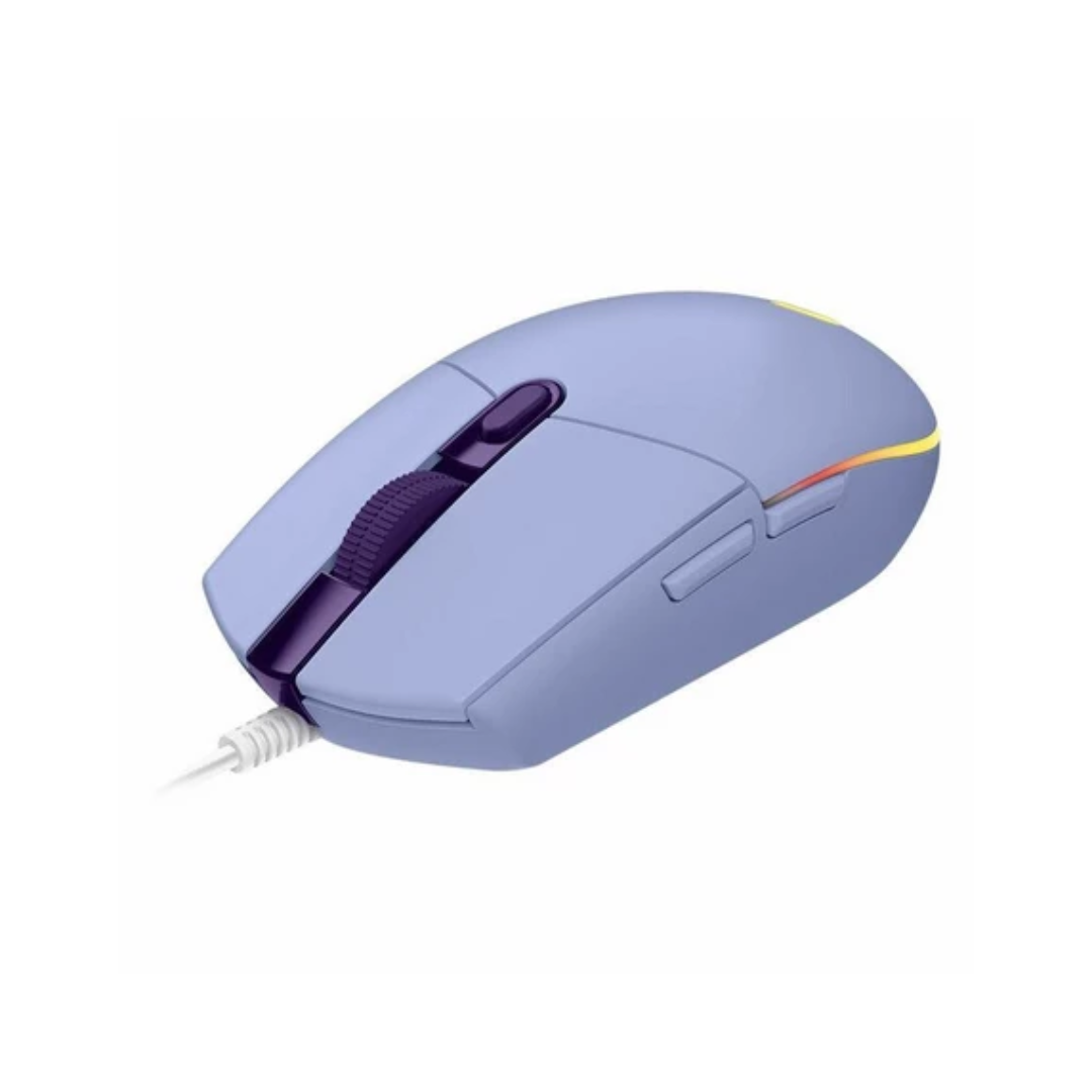 ماوس الألعاب السلكي Logitech G203 باللون البنفسجي 