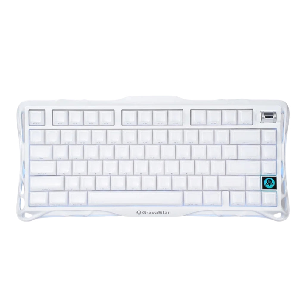 Gravastar Mercury K1 Wireless Gaming Keyboard - Opaline White