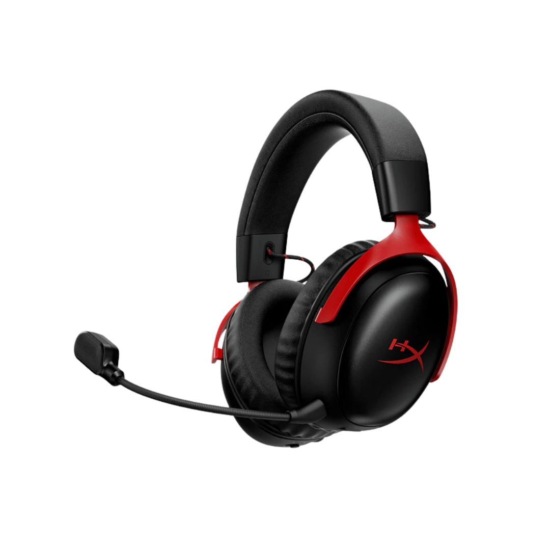 سماعة الألعاب اللاسلكية HyperX Cloud III S - أسود وأحمر
