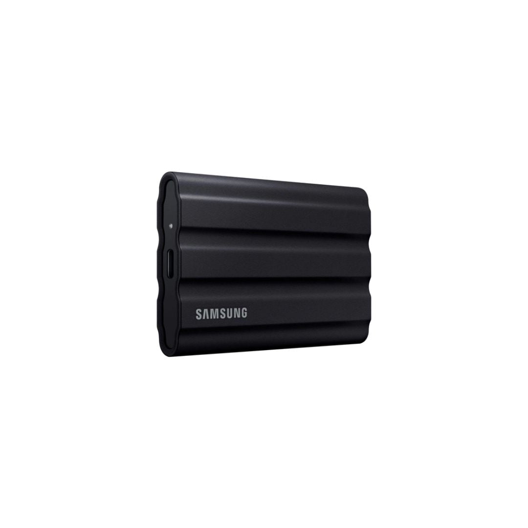 Samsung  T7 Shield 4TB Portable External SSD,  Black MU-PE4T0S - شركة القيم العالمية للحاسبات