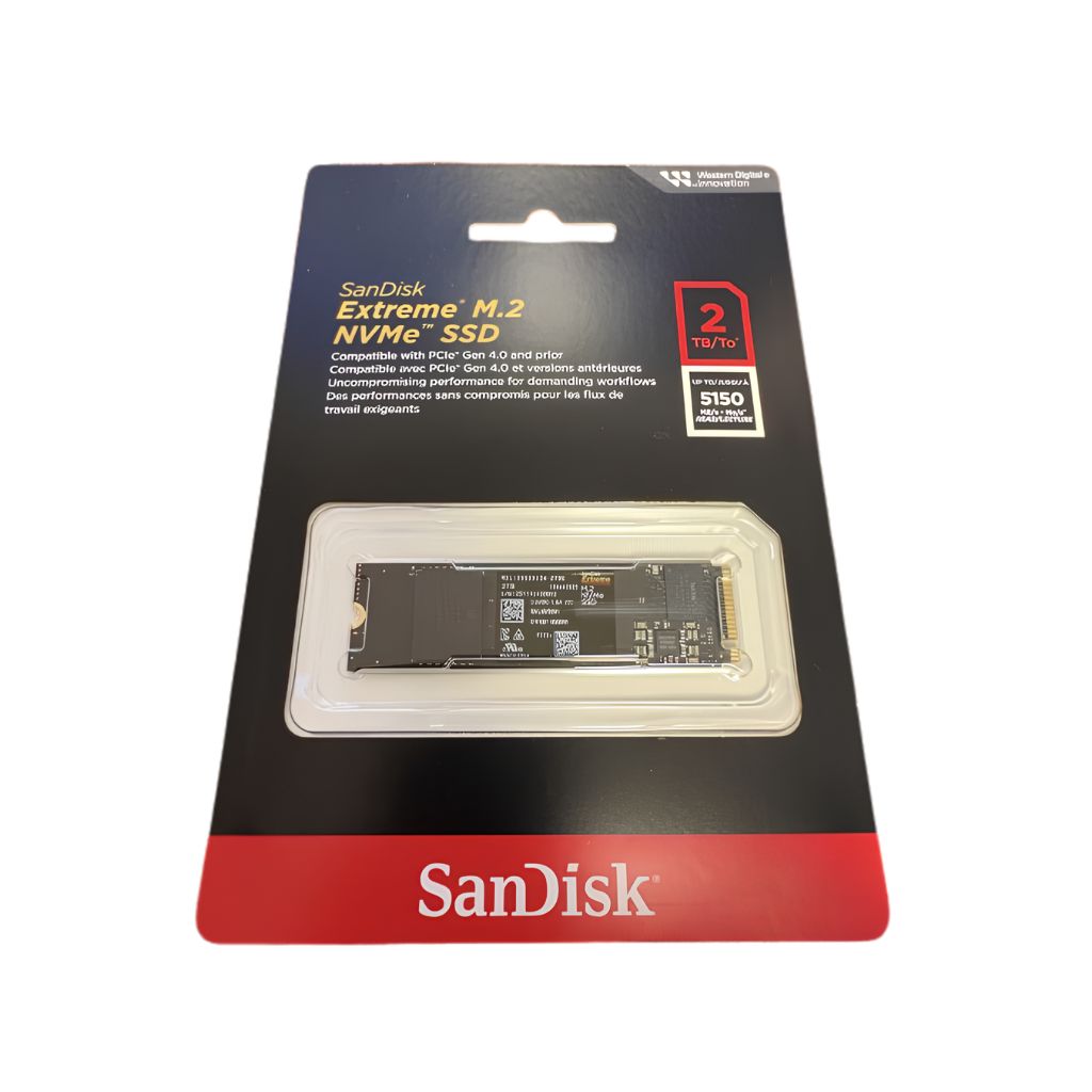 SanDisk Extreme 2TB NVMe SSD - M.2 2280 PCIe Gen 4