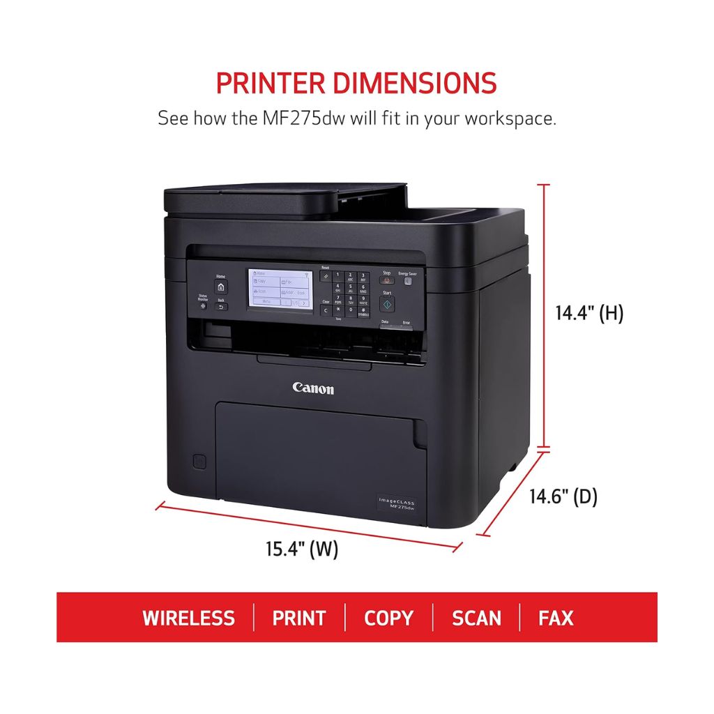 Canon imageCLASS MF275dw - Mono Laser 4-in-1 Printer