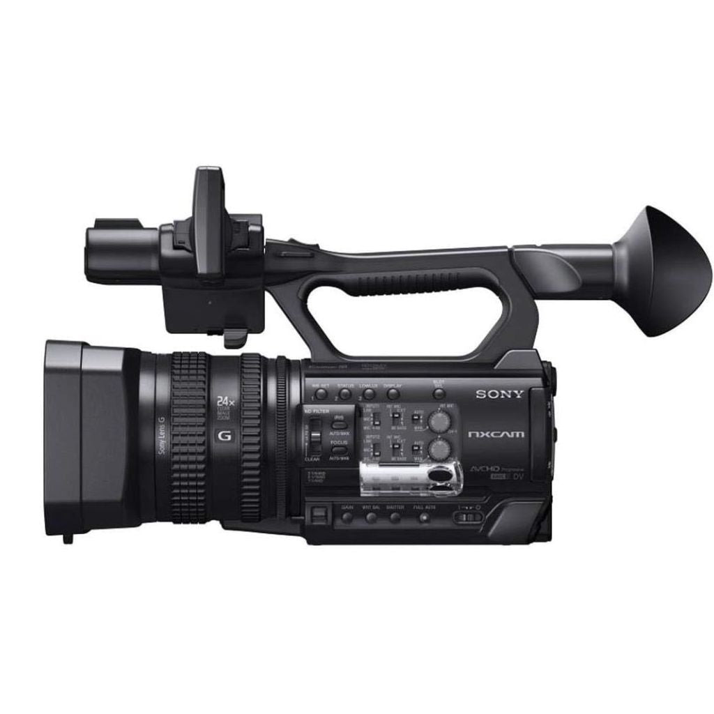 Sony HXR-NX100 Full HD NXCAM Camcorder – 1.0-Type Sensor, 12x Optical Zoom, Dual XLR