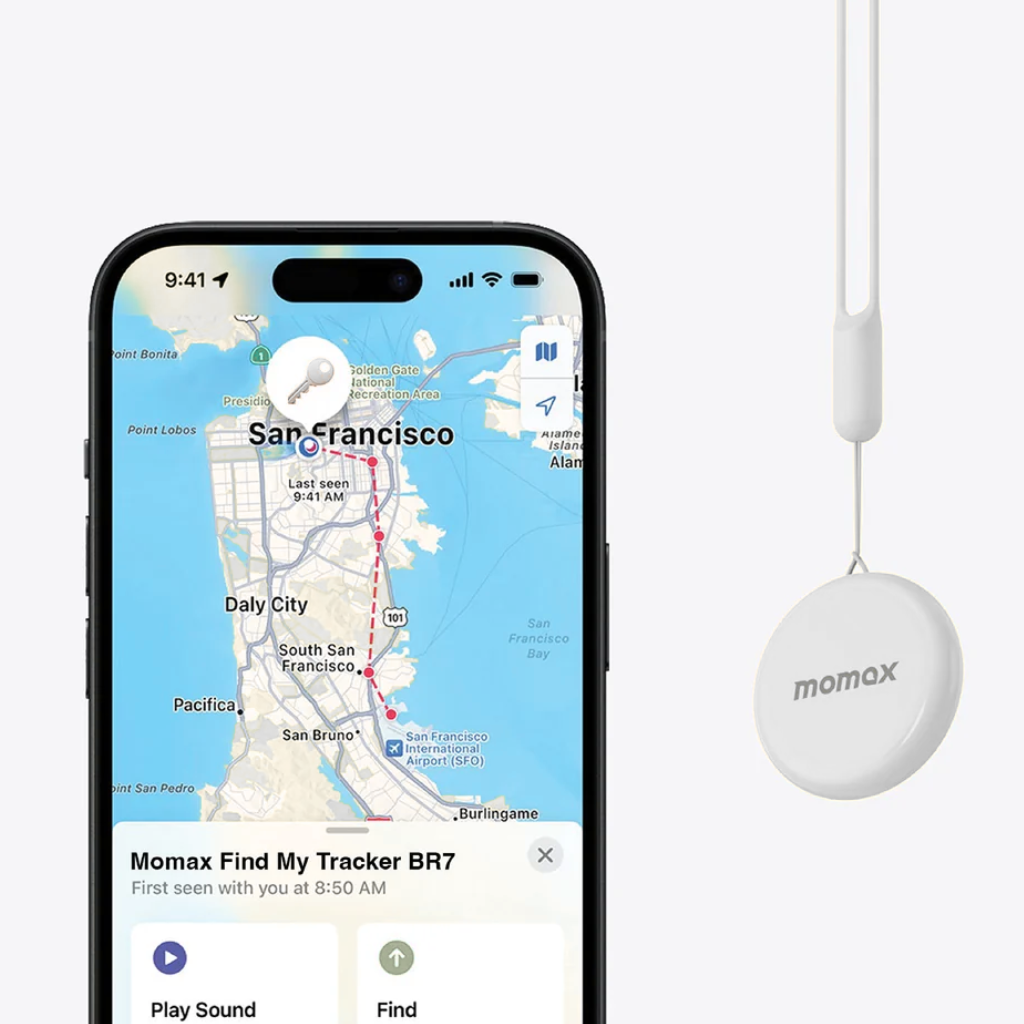 Momax Pinpop BR7W Find My Locator - 1 Year