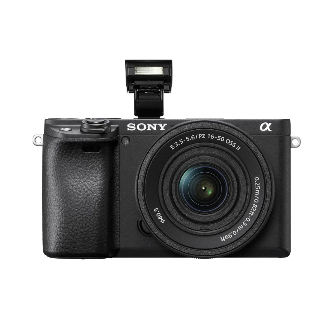 Sony Alpha a6400 Mirrorless Camera with 16-50mm Lens – 24.2MP APS-C, 4K 30p, Real-Time Eye AF