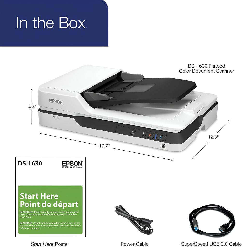 Epson DS-1630 | Flatbed Color Document Scanner in Iraq