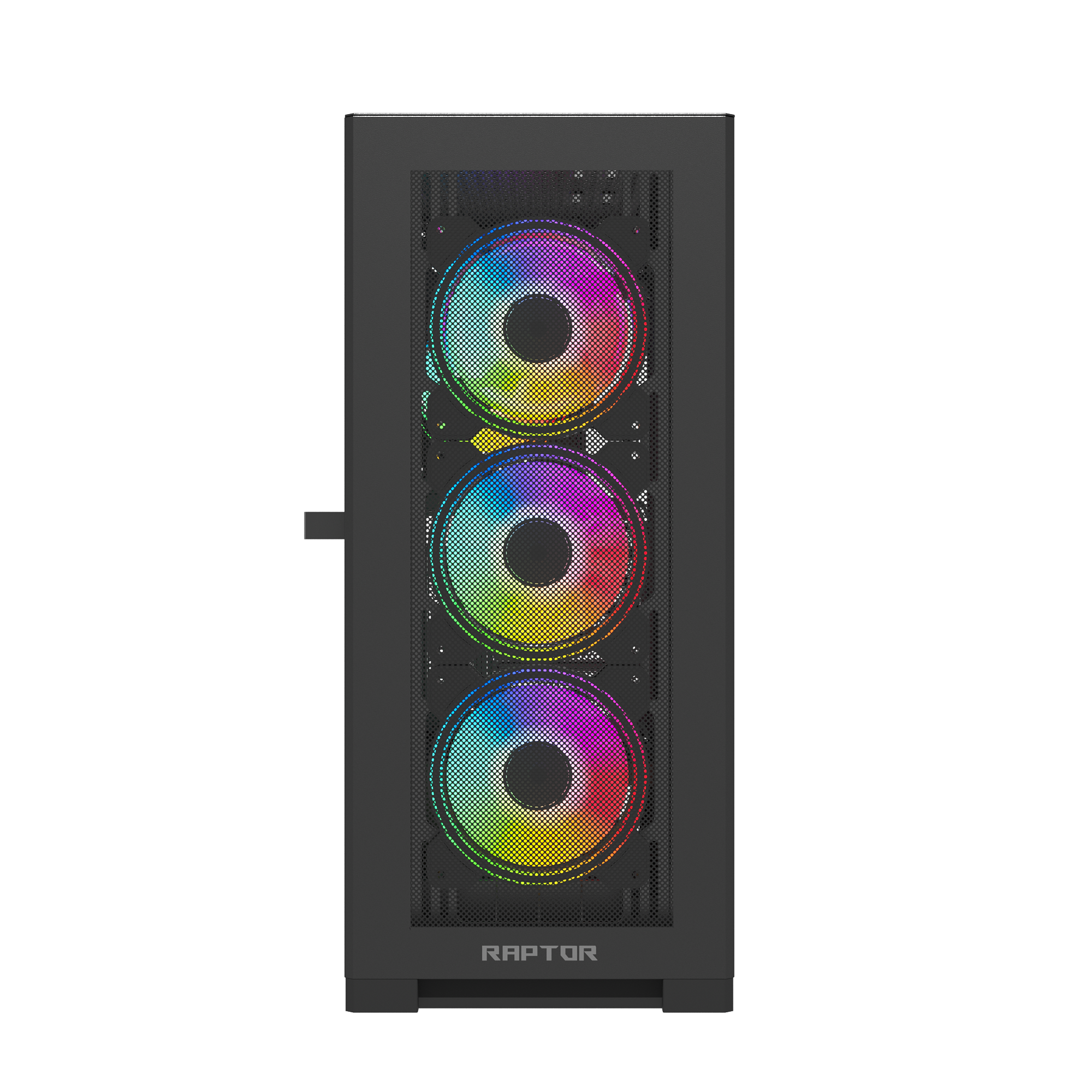 Raptor 290-XL ARCTIC HAWK RGB Mid Tower Case - Black - شركة القيم العالمية للحاسبات