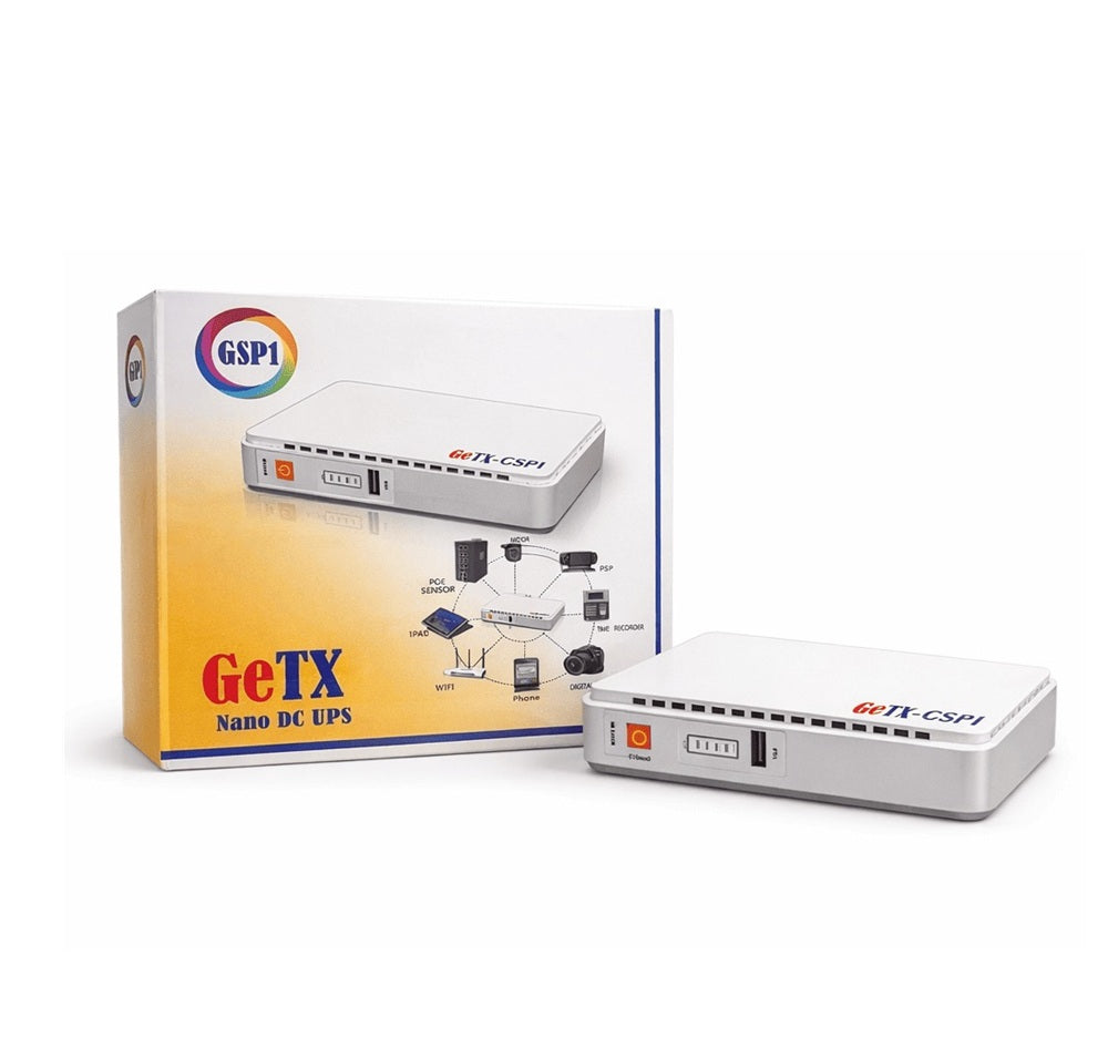 Mini UPS GeTX-GSP1 (Nano DC UPS) 18W - شركة القيم العالمية للحاسبات