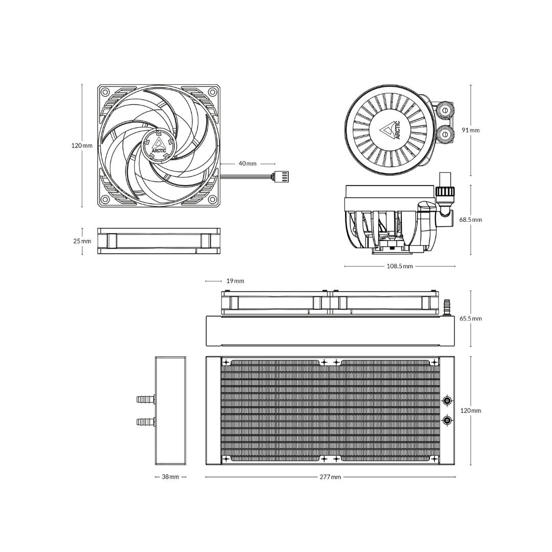 Arctic Liquid Freezer III 240 - Black