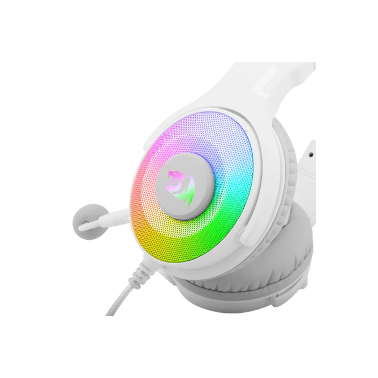 سماعة الألعاب السلكية Redragon H350W Pandora RGB - بيضاء