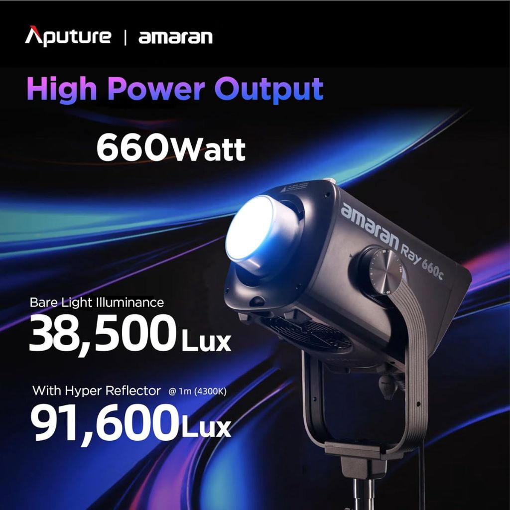 Aputure Amaran RAY 660C RGB LED Video Light – 660W