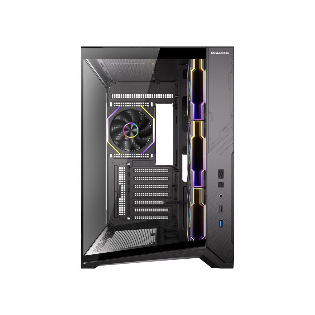 ESGAMING Zero Max - ATX PC Case - Black