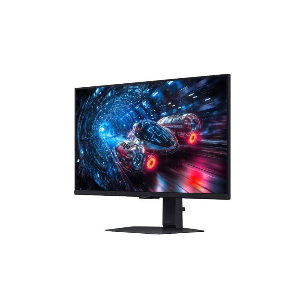 شاشة Samsung G7 27 LS27FG706EM، معدل تحديث مزدوج (FHD 360Hz - 4K 180Hz)، زمن استجابة 1ms، لوحة IPS، مسطحة