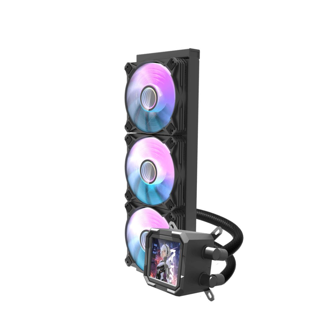 DarkFlash DV360S ARGB Liquid CPU Cooler - Black
