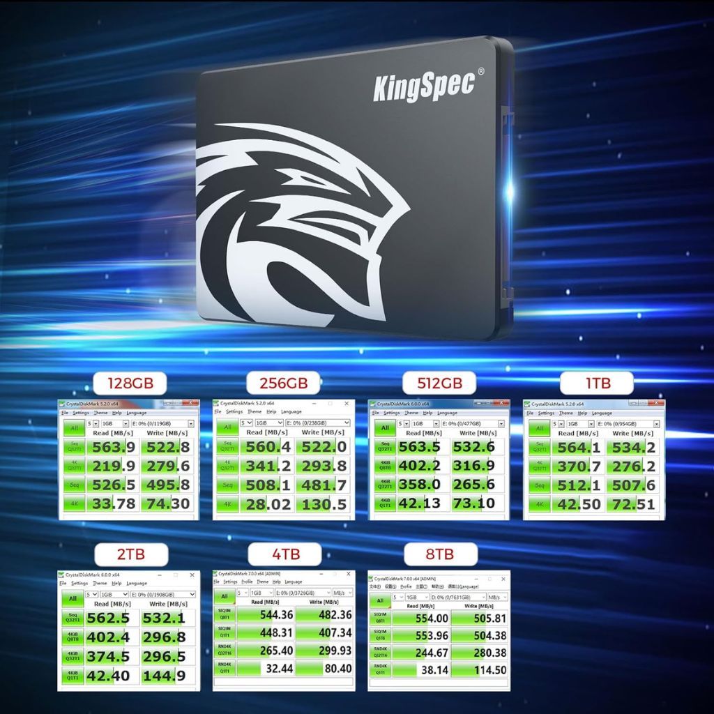 Kingspes 1TB SSD - SATA 2.5
