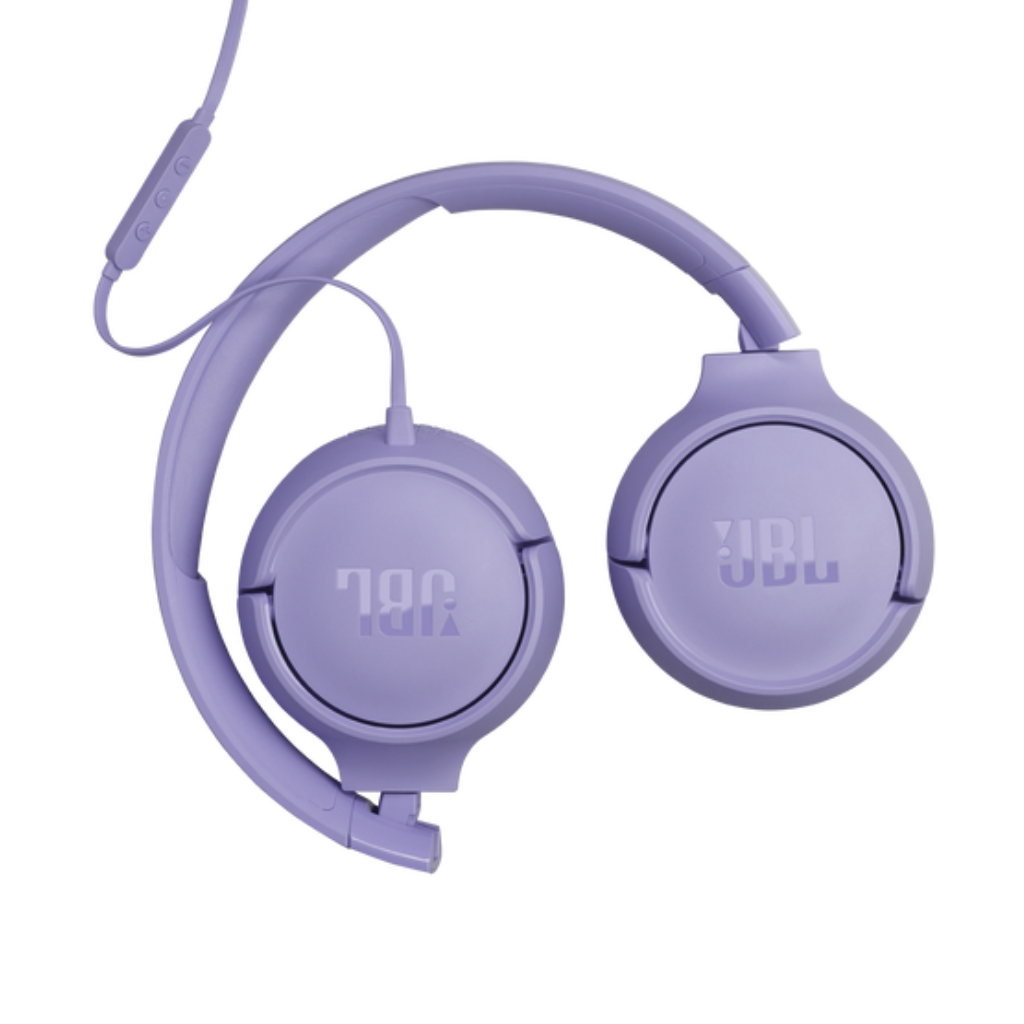 سماعات رأس JBL Tune 520C USB-C عالية الدقة سلكية توضع على الأذن - أسود