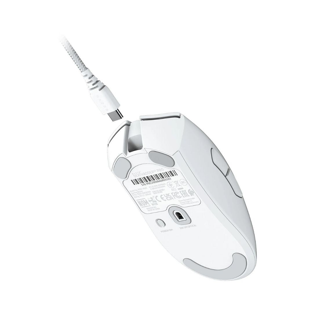 Razer DeathAdder V3 PRO Gaming Mouse - White