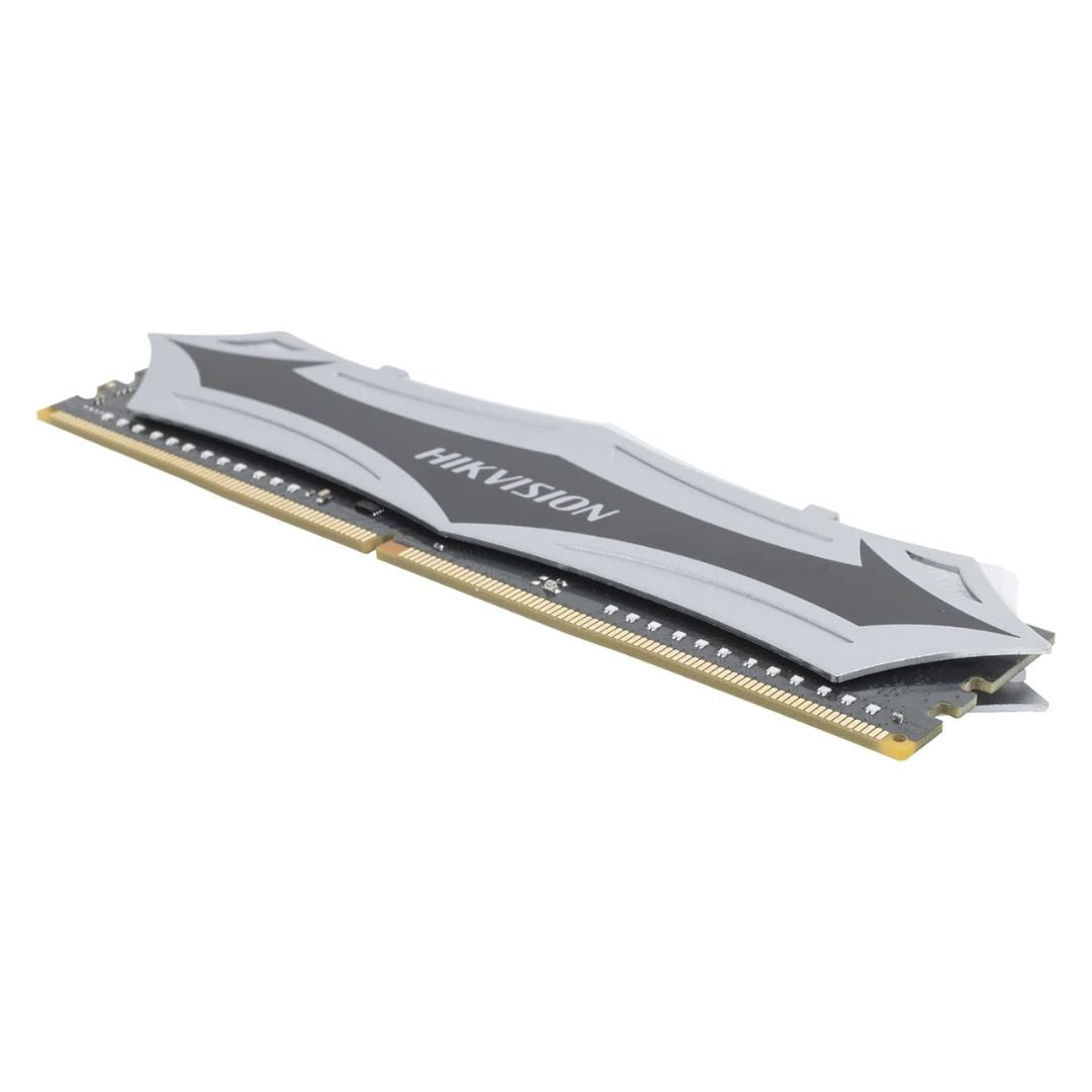 Hikvision U100 16GB (1x16GB) 3200Mhz CL16 DDR4 RGB Desktop Memory - Silver